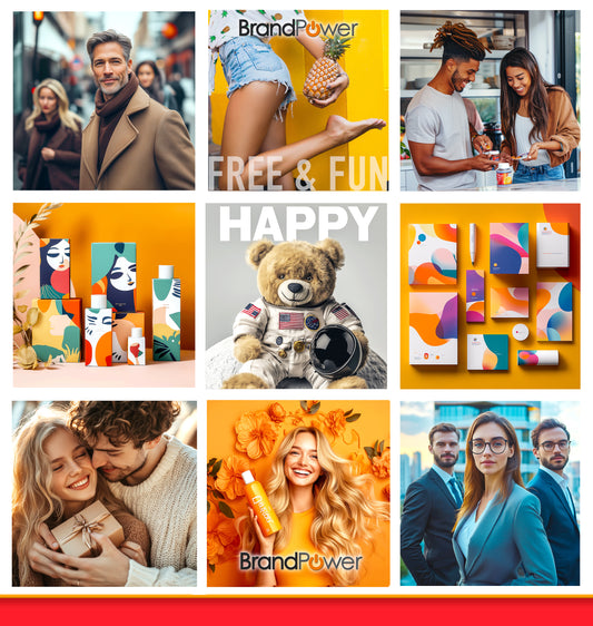 Image of an AI‑generated video storyboard illustrating dynamic brand storytelling